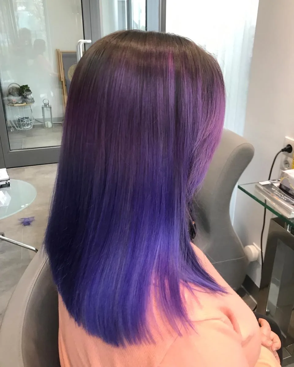Intensywny fiolet glow